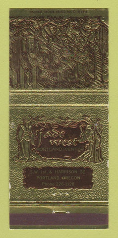 Matchbook Cover - Jade West Portland OR Chinese Restaurant 30 Strike