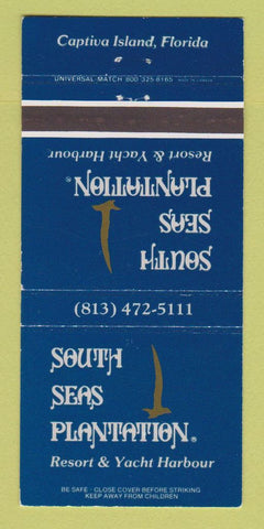 Matchbook Cover - South Seas Plantation Resort Captiva Island FL 30 Strike
