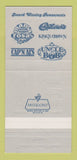 Matchbook Cover - South Seas Plantation Resort Captiva Island FL 30 Strike