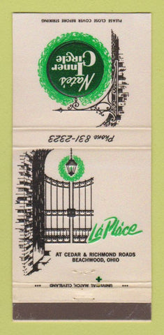 Matchbook Cover - Nate's Inner Circle Beachwood OH 30 Strike