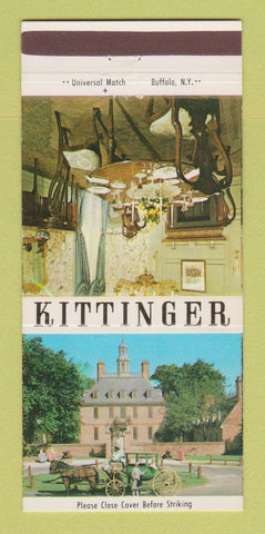 Matchbook Cover - Kittinger Williamsburg Furniture  30 Strike