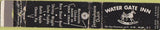 Matchbook Cover - Watergate Inn Washington DC WEAR 10 Strike