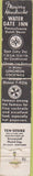 Matchbook Cover - Watergate Inn Washington DC WEAR 10 Strike