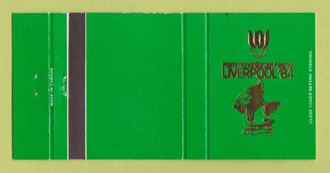Matchbook Cover - Liverpool Garden Festival 1984 UK GREEN 30 Strike