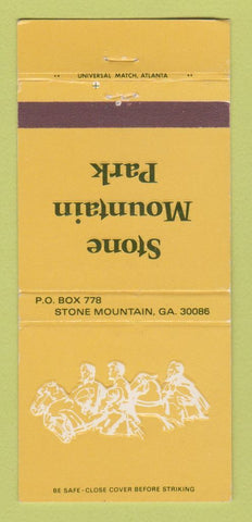 Matchbook Cover - Stone Mountain Park GA 30 Strike