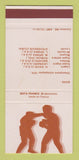 Matchbook Cover - Seita France Olympics 1976 Boxing Leon Spinks SAMPLE 30 Strike