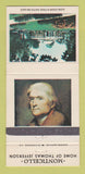 Matchbook Cover - Monticello Home of Thomas Jefferson Charlottesville 30 Strike