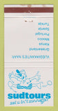 Matchbook Cover - Sudtours Vliegvakantine's Naar 30 Strike