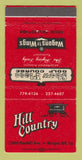 Matchbook Cover - Hill Country Morgan Hill CA restaurant 30 Strike
