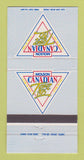 Matchbook Cover - Molson Canadian Tour 1986 Beer 30 Strike
