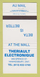 Matchbook Cover - Theriault Electronics Hawkesbury ON Beta 30 Strike