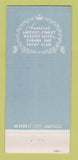 Matchbook Cover - Fontainebleau Hotel Boom Boom Room Miami Beach FL 30 Stick