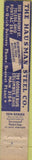 Matchbook Cover - Hausman Steel Co Toledo Colubus OH 10 Strike