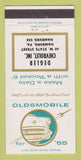 Matchbook Cover - 1955 Oldsmobile Degler Chevrolet Hamburg PA 30 Strike