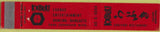 Matchbook Cover - Kabuki Lounge Los Angeles CA 10 Strike