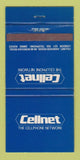Matchbook Cover - Cellnet Cellphone Network London UK England 30 Strike