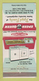 Matchbook Cover - Speed Queen Washer Dryer Long Island City NY WEAR 30 Strike