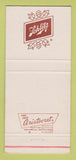 Matchbook Cover - James Musso Schlitz Beer 30 Strike