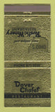 Matchbook Cover - Dover Chalet Restaurant Westlake OH 30 Strike