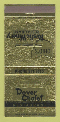 Matchbook Cover - Dover Chalet Restaurant Westlake OH 30 Strike