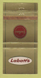 Matchbook Cover - Labatt's Beer Excellence Canada WEAR 30 Strike