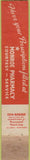 Matchbook Cover - Monroe Drugs 10 Strike
