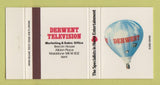 Matchbook Cover - Derwent TV Kent UK Full Length 30 Strike