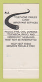 Matchbook Cover - Bell Telephone Canada 30 Strike