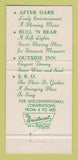 Matchbook Cover - Famous Leather Jug Snowmass Aspen Colorado 30 Strike