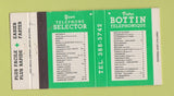 Matchbook Cover - Bottin Telephone Selector QC 30 Strike