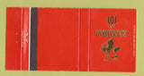 Matchbook Cover - International Garden Festival Liverpool 1984 ORANGE 30 Strike
