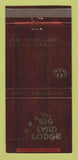 Matchbook Cover - Big Lynn Lodge Little Switzerland NC WEAR 30 Strike