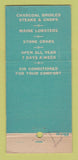 Matchbook Cover - Park Avenue Restaurant Miami Beach FL 30 Stick