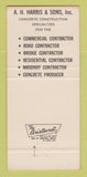 Matchbook Cover - Bob Wooley Concrete Construction New Britain CT 30 Strike