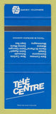 Matchbook Cover - Tele Centre Quebec Telephone 30 Strike