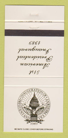 Matchbook Cover - 1989 Presidential Election George Bush 30 Strike
