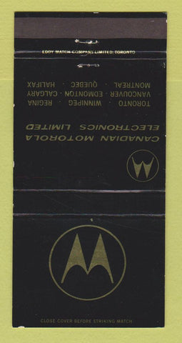 Matchbook Cover - Motorola Canada Electronics WEAR 30 Strike
