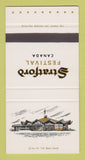 Matchbook Cover - Stratford Festival ON 30 Strike