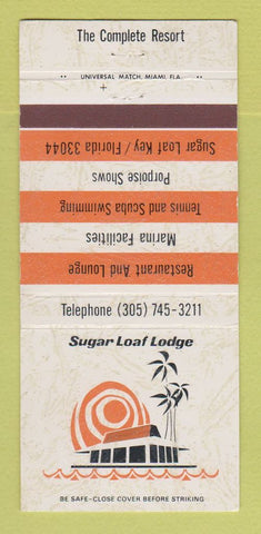Matchbook Cover - Sugar Loaf Lodge FL 30 Strike