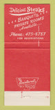 Matchbook Cover - Club House Restaurant Maple Heights OH 30 Strike