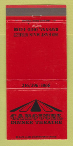 Matchbook Cover - Carousel Dinner Theatre Ravenna OH 30 Strike