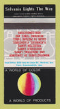Matchbook Cover - Sylvania Color TV Montreal QC Drummondville 30 Strike