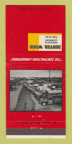 Matchbook Cover - Denver Wood Products Colorado 30 Strike