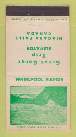 Matchbook Cover - Great Gorge Trip Niagara Falls ON 30 Strike