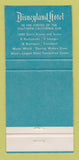 Matchbook Cover - Disneyland Hotel Anaheim CA 30 Strike