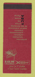 Matchbook Cover - Fubir Color TV  France SAMPLE