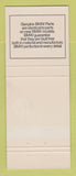 Matchbook Cover - GMW Parts South Africa
