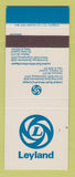 Matchbook Cover - Leyland South Africa Cars SAMPLE
