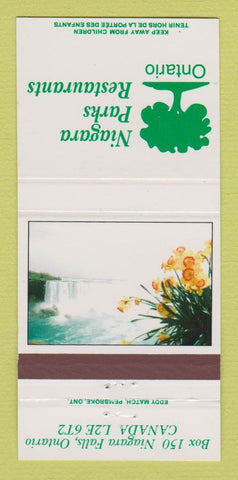 Matchbook Cover - Niagara Parks Restaurants Niagara Falls ON 30 Strike