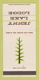Matchbook Cover - Jenny Lake Lodge Grand Teton National Park WY 30 Strike